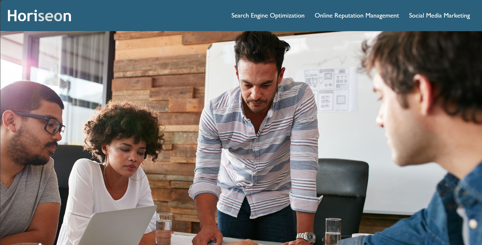website frontpage